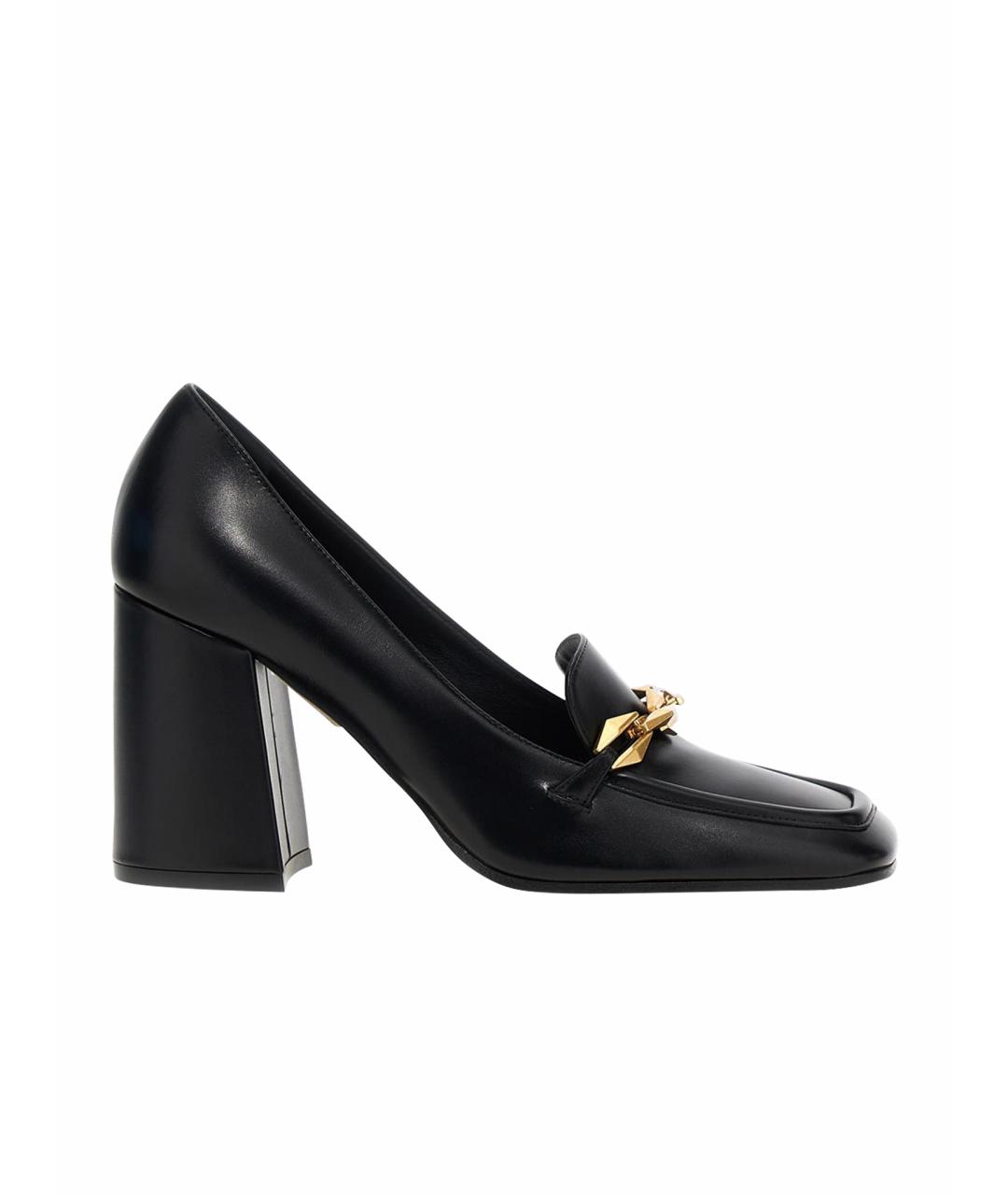 JIMMY CHOO Черные кожаные туфли, фото 1