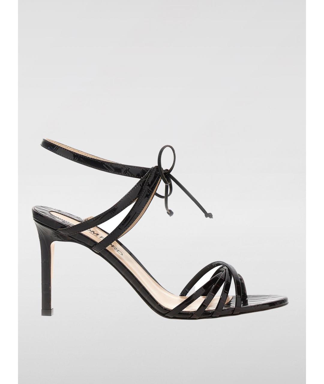 TOM FORD Черные босоножки, фото 5