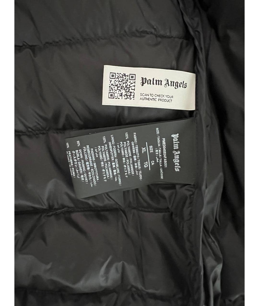 PALM ANGELS Черная полиамидовая куртка, фото 3