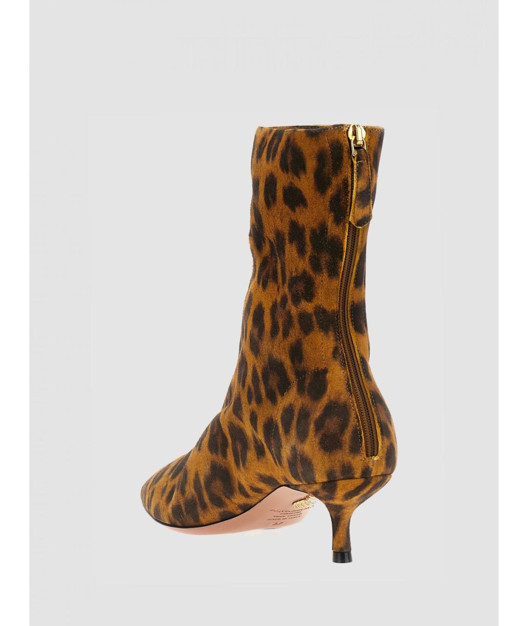 AQUAZZURA Мульти замшевые ботильоны, фото 3