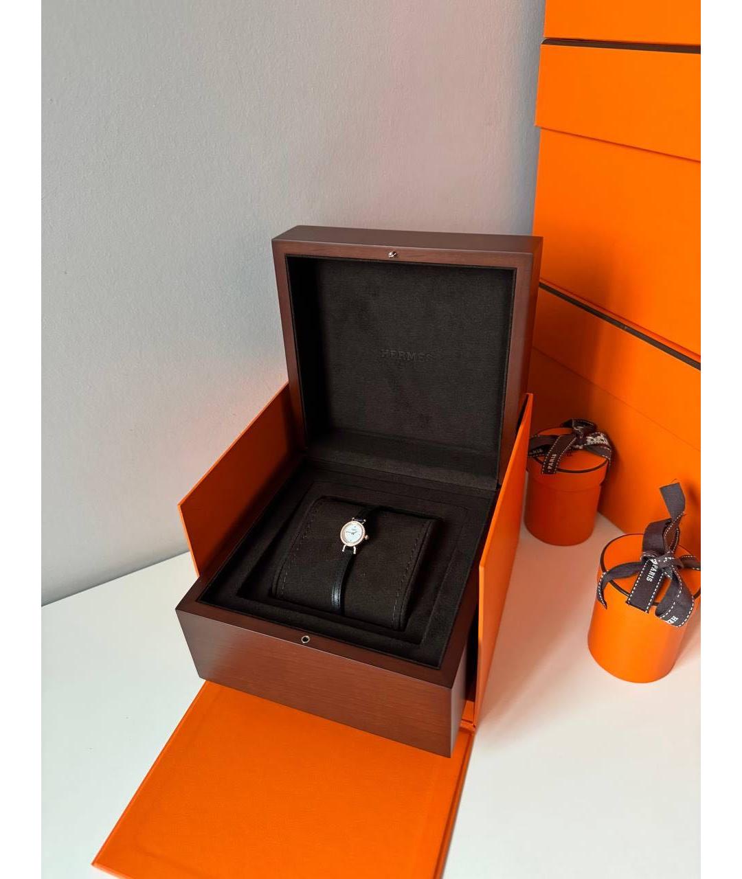 HERMES Золотые часы из розового золота, фото 2