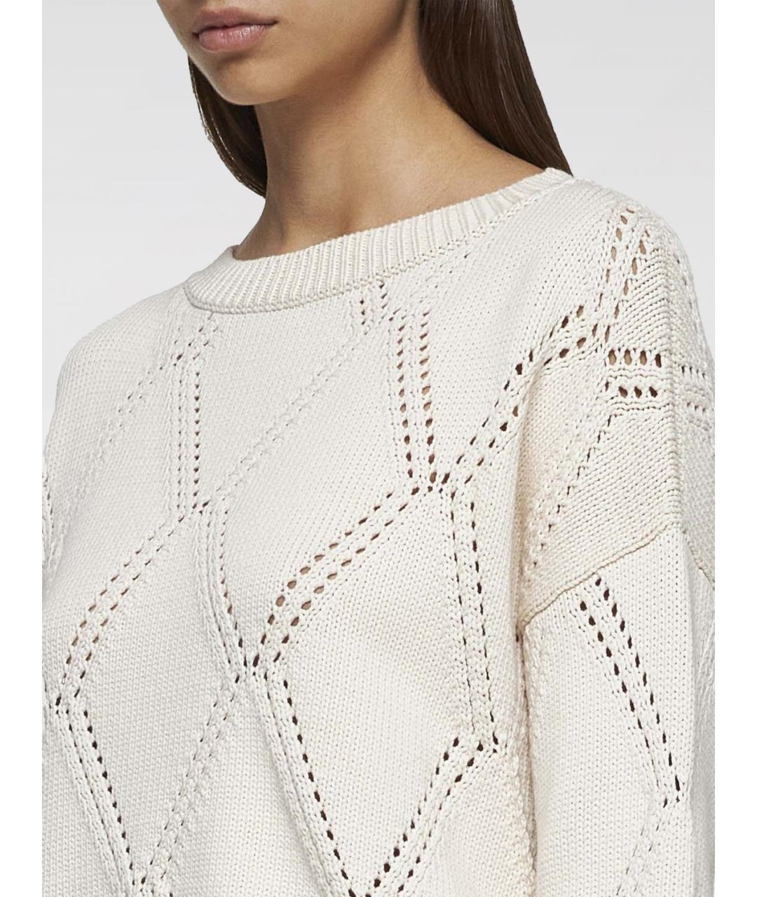 WEEKEND MAX MARA Белый джемпер / свитер, фото 4
