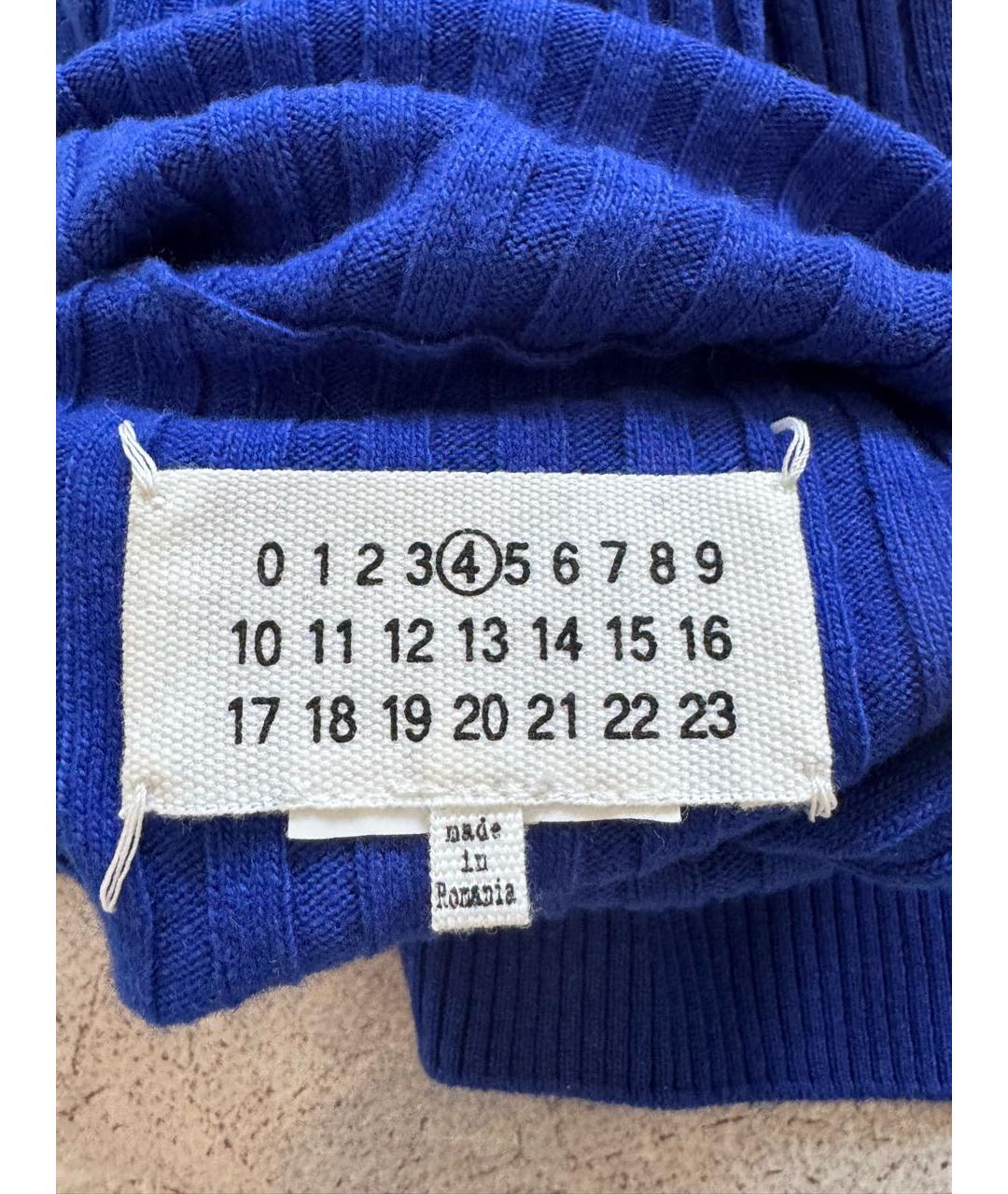 MAISON MARGIELA Синяя шерстяная жилетка, фото 3
