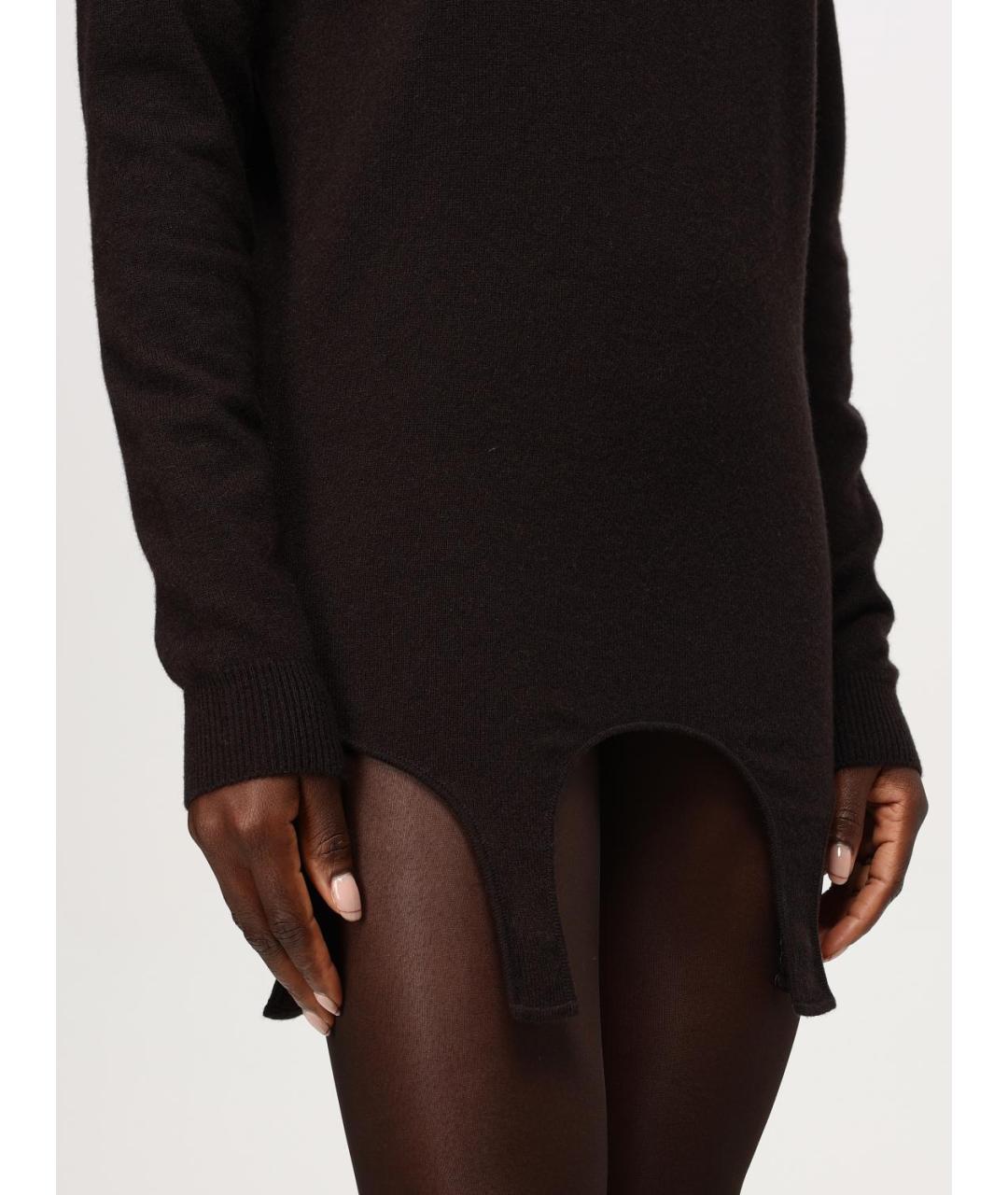 SAINT LAURENT Коричневый джемпер / свитер, фото 6