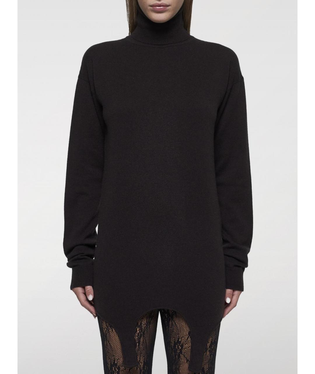 SAINT LAURENT Коричневый джемпер / свитер, фото 2