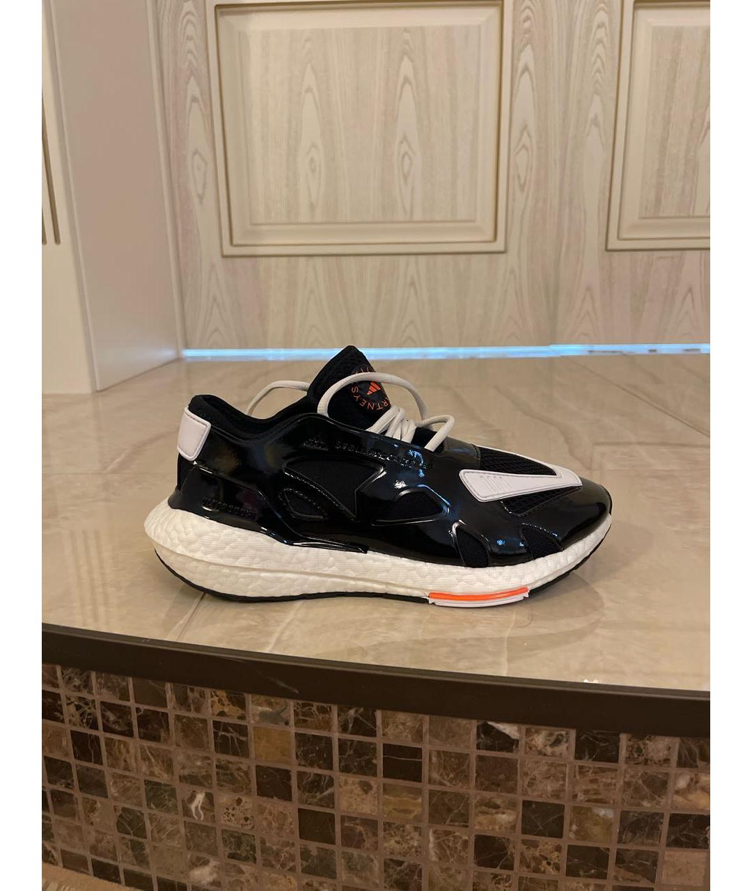 ADIDAS BY STELLA MCCARTNEY Черные кроссовки из лакированной кожи, фото 9