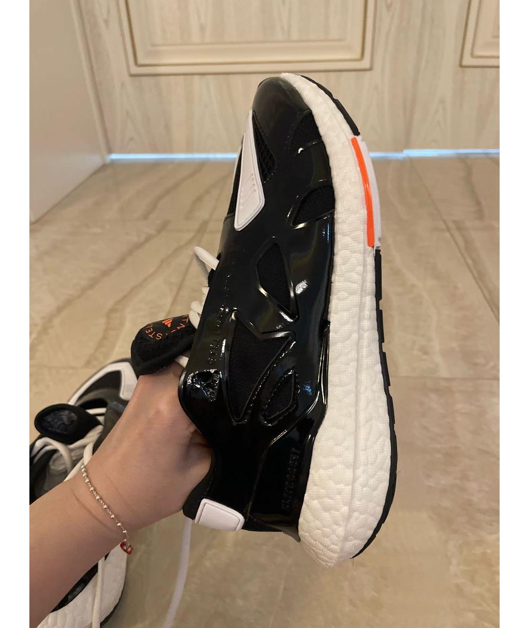 ADIDAS BY STELLA MCCARTNEY Черные кроссовки из лакированной кожи, фото 5