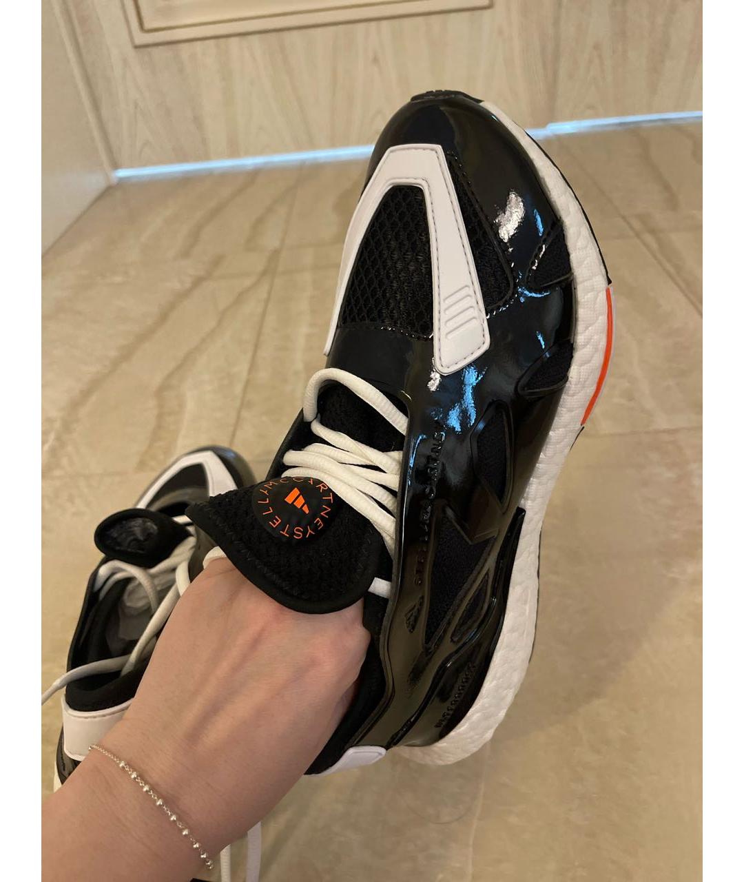 ADIDAS BY STELLA MCCARTNEY Черные кроссовки из лакированной кожи, фото 6