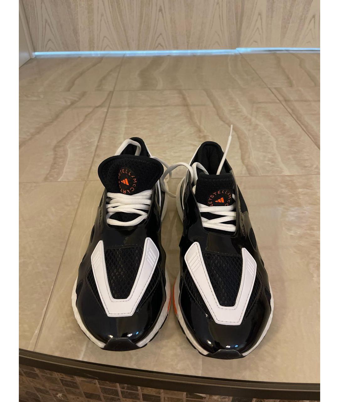 ADIDAS BY STELLA MCCARTNEY Черные кроссовки из лакированной кожи, фото 2