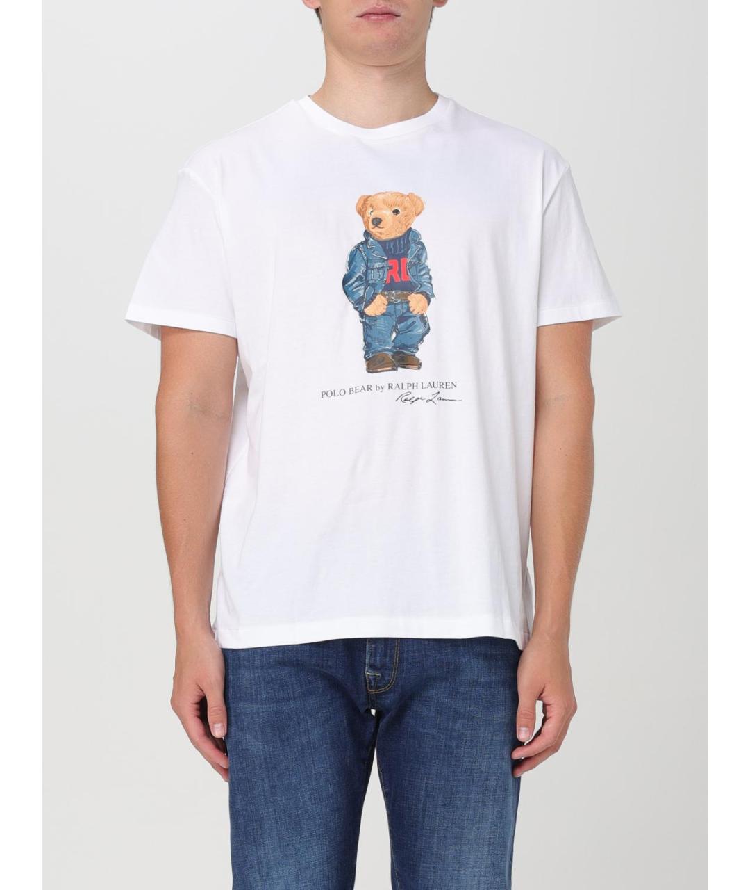 POLO RALPH LAUREN Белая футболка, фото 2