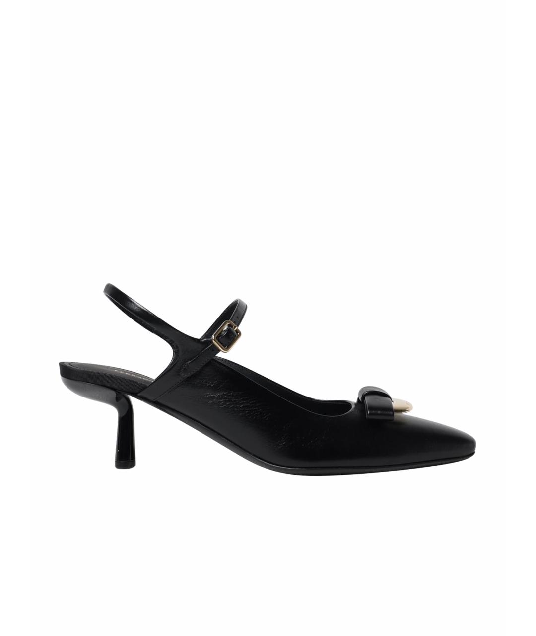 FERRAGAMO Черные туфли, фото 1