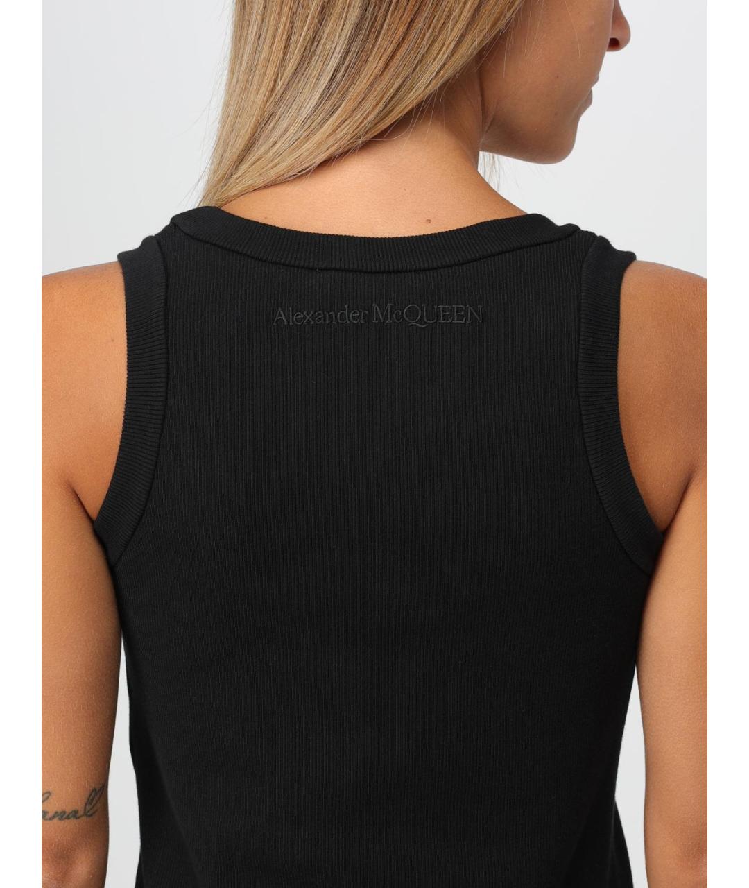 ALEXANDER MCQUEEN Черная майка, фото 5