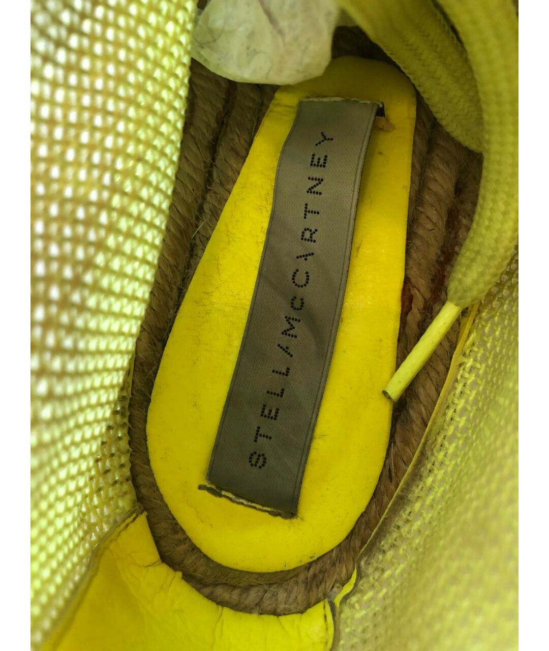 STELLA MCCARTNEY Желтые текстильные эспадрильи, фото 6