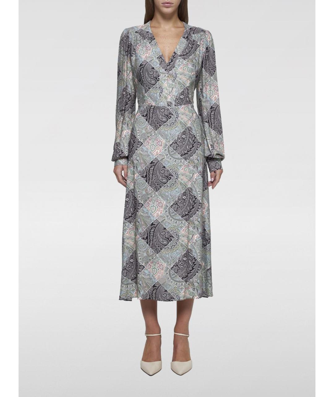 ETRO Мульти вискозное повседневное платье, фото 2