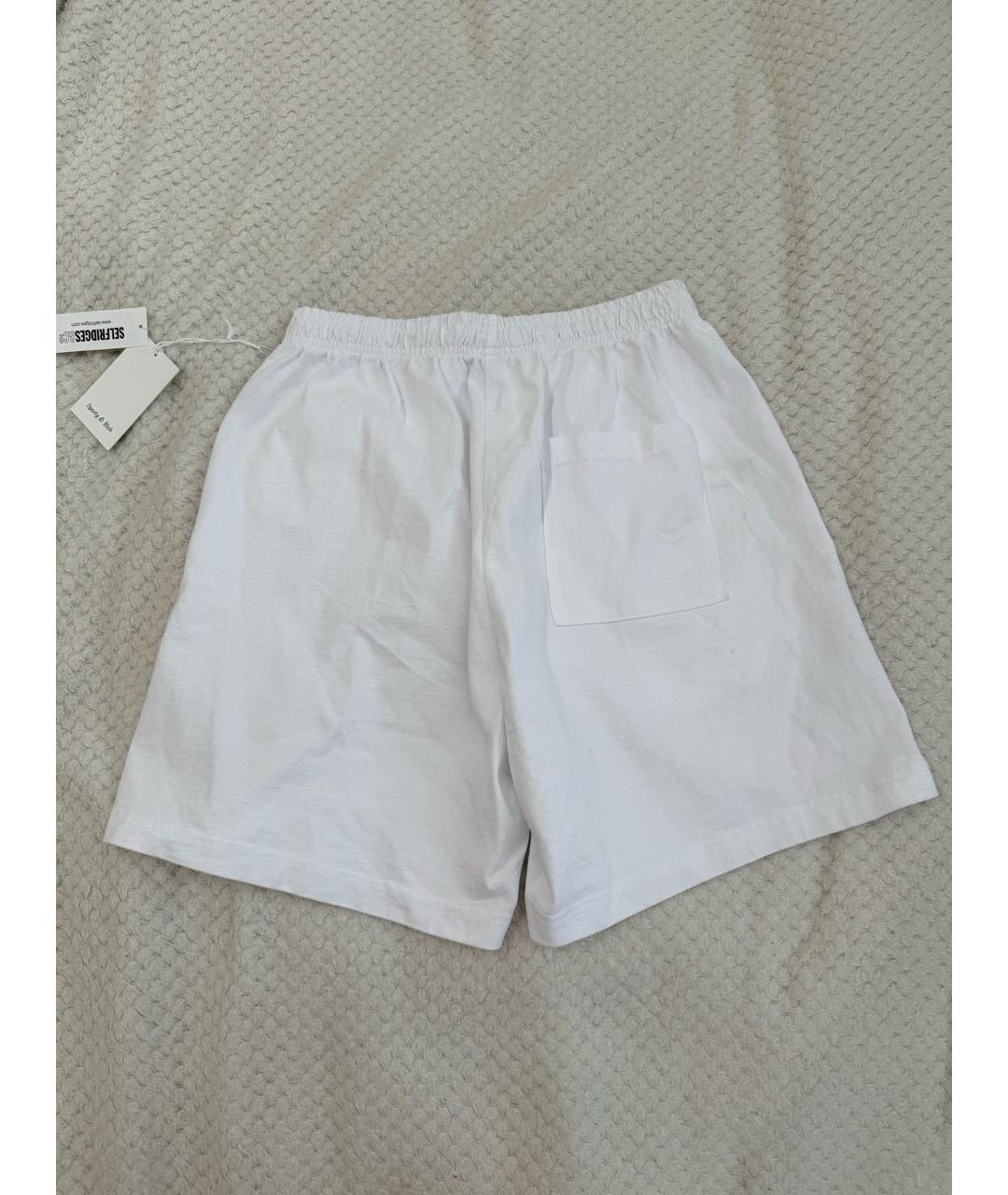 SPORTY AND RICH Белые хлопковые шорты, фото 6
