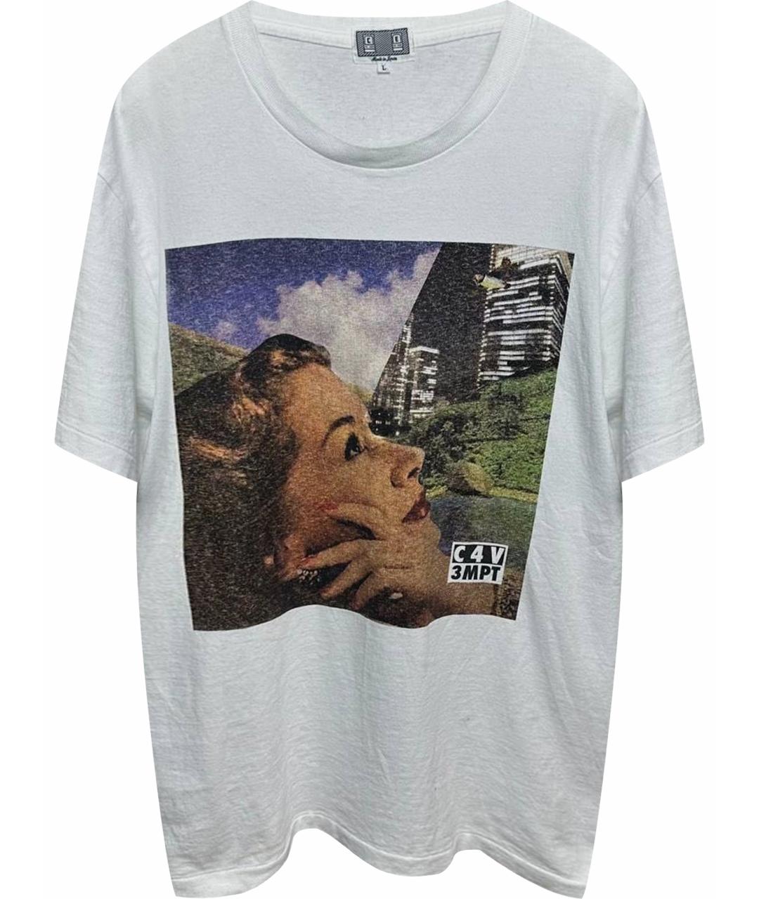 CAV EMPT Белая хлопковая футболка, фото 1
