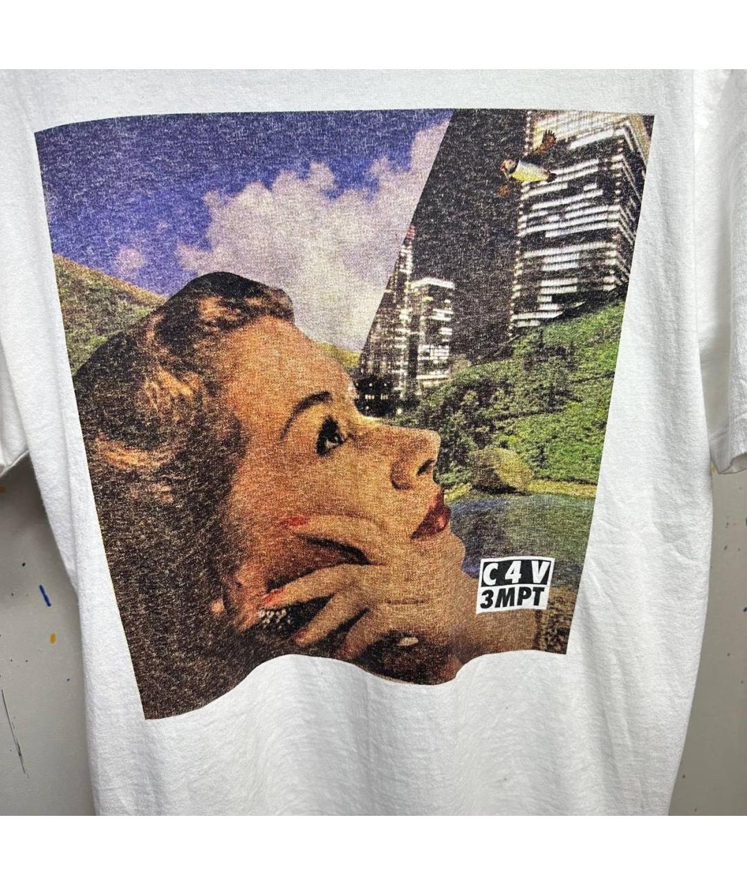 CAV EMPT Белая хлопковая футболка, фото 3