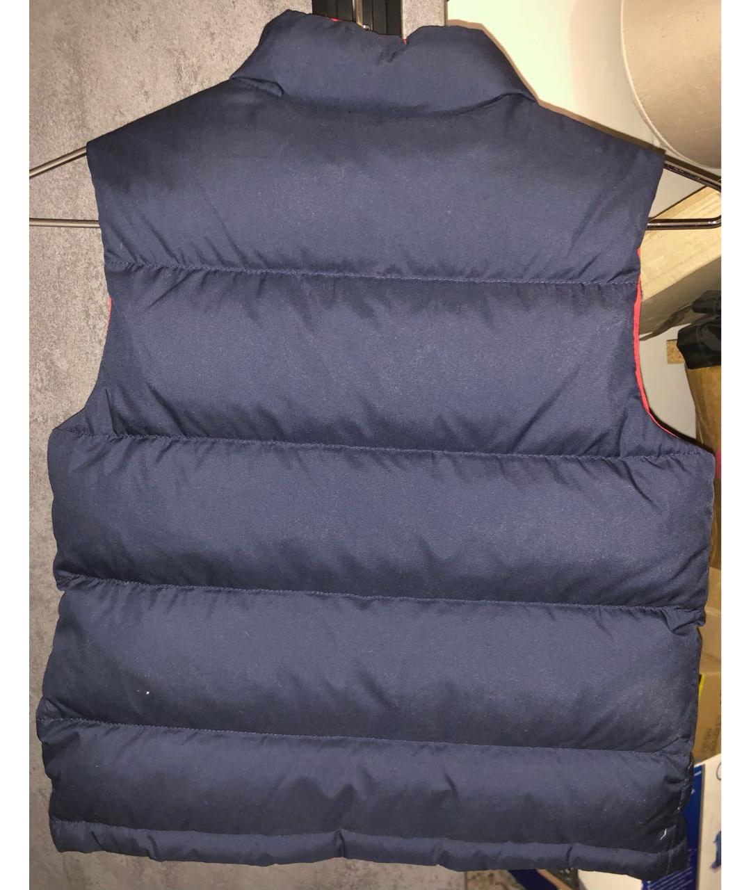 POLO RALPH LAUREN Темно-синий хлопковый жакет / жилет, фото 2