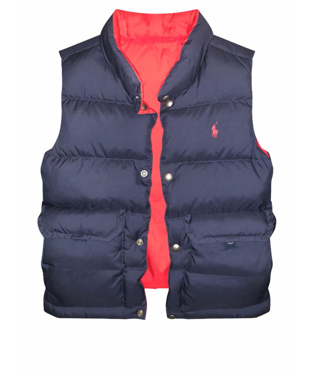 POLO RALPH LAUREN Темно-синий хлопковый жакет / жилет, фото 1