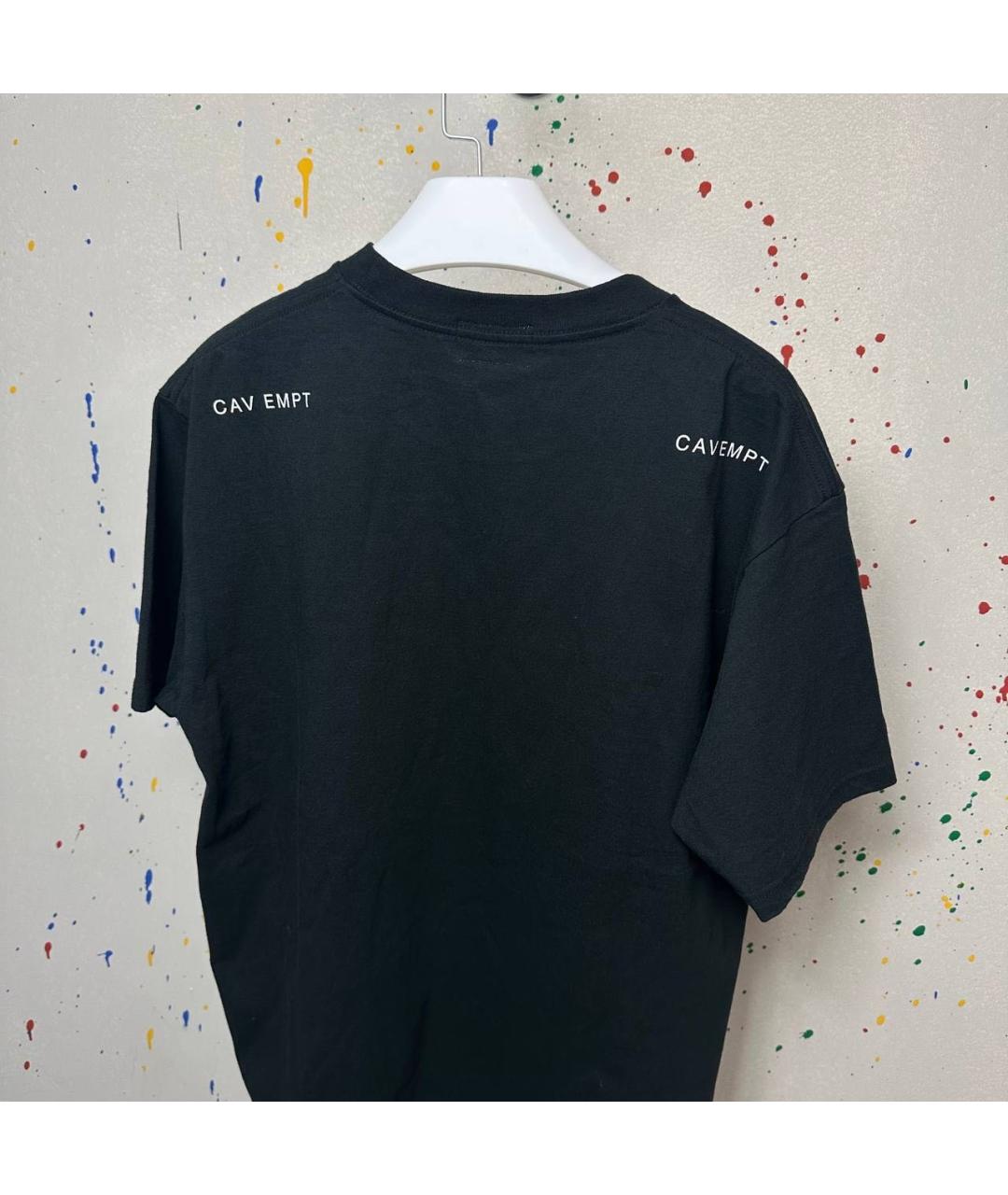 CAV EMPT Черная хлопковая футболка, фото 2