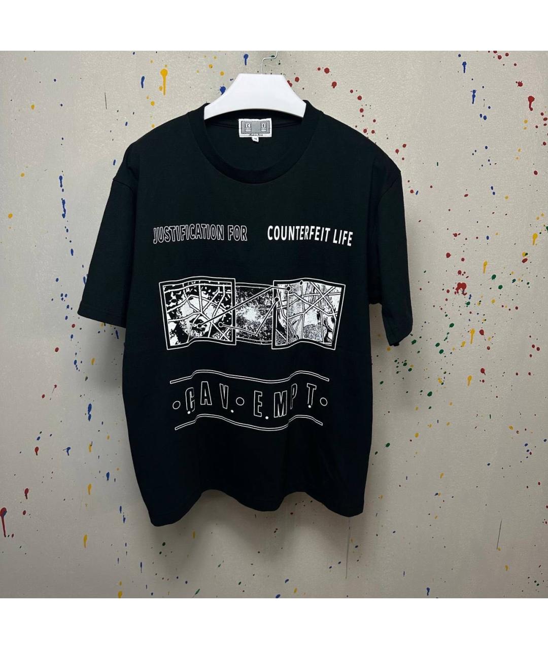 CAV EMPT Черная хлопковая футболка, фото 5