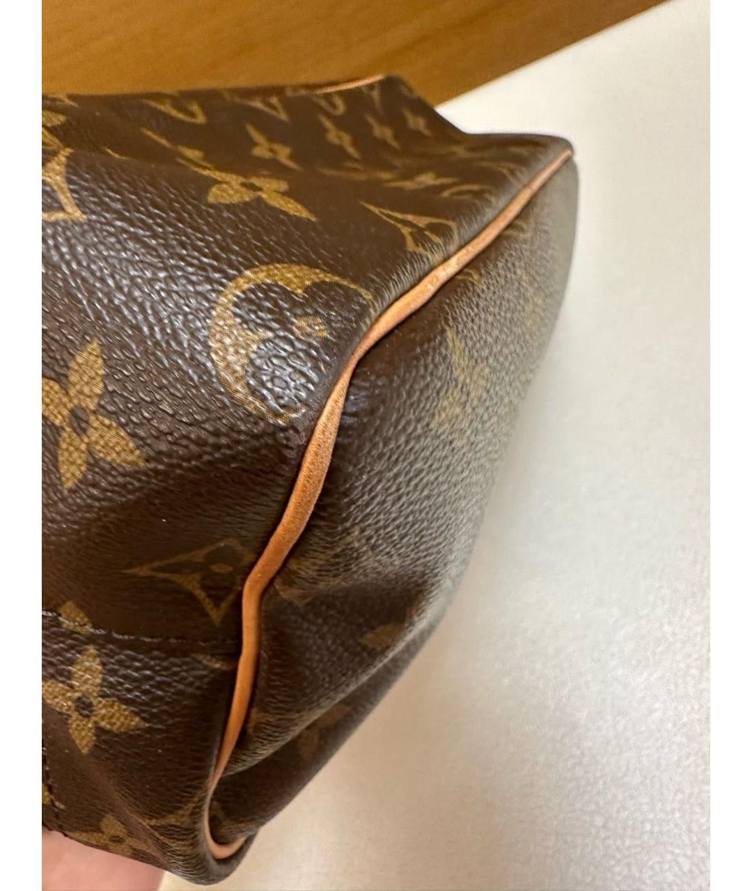 LOUIS VUITTON Коричневая косметичка, фото 7