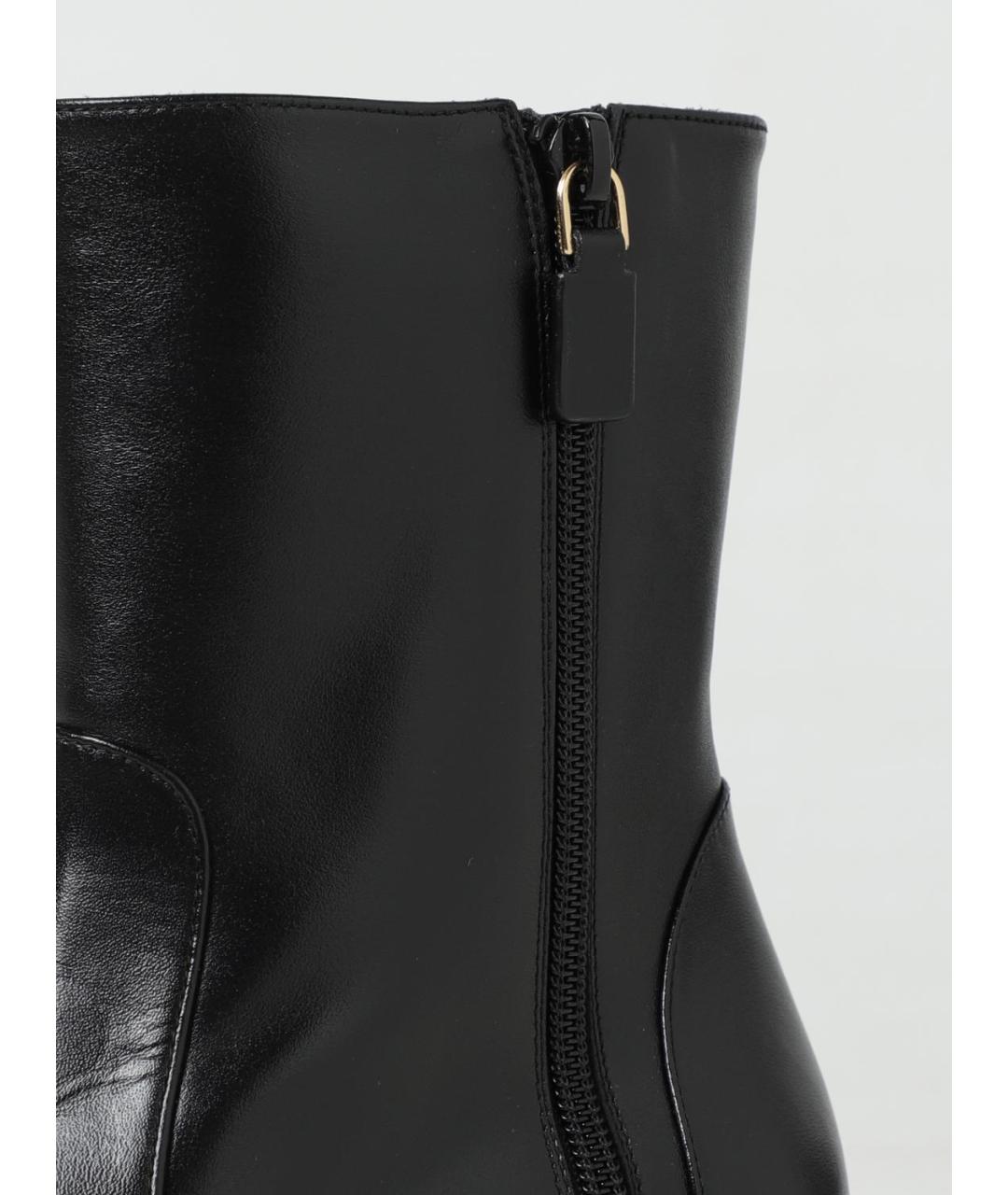 STUART WEITZMAN Черные кожаные ботильоны, фото 4