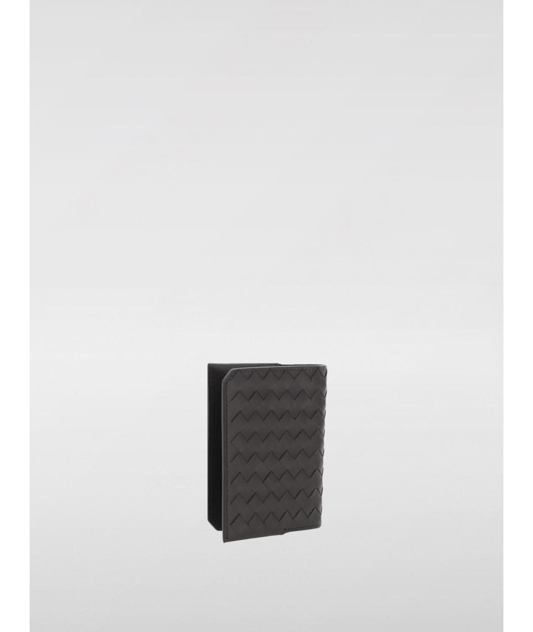 BOTTEGA VENETA Коричневый кожаный кошелек, фото 3