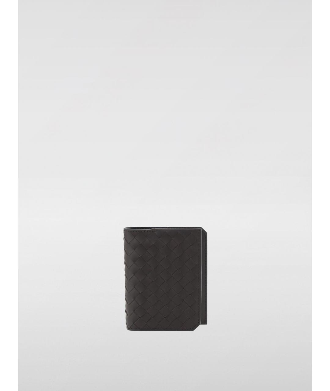 BOTTEGA VENETA Коричневый кожаный кошелек, фото 4