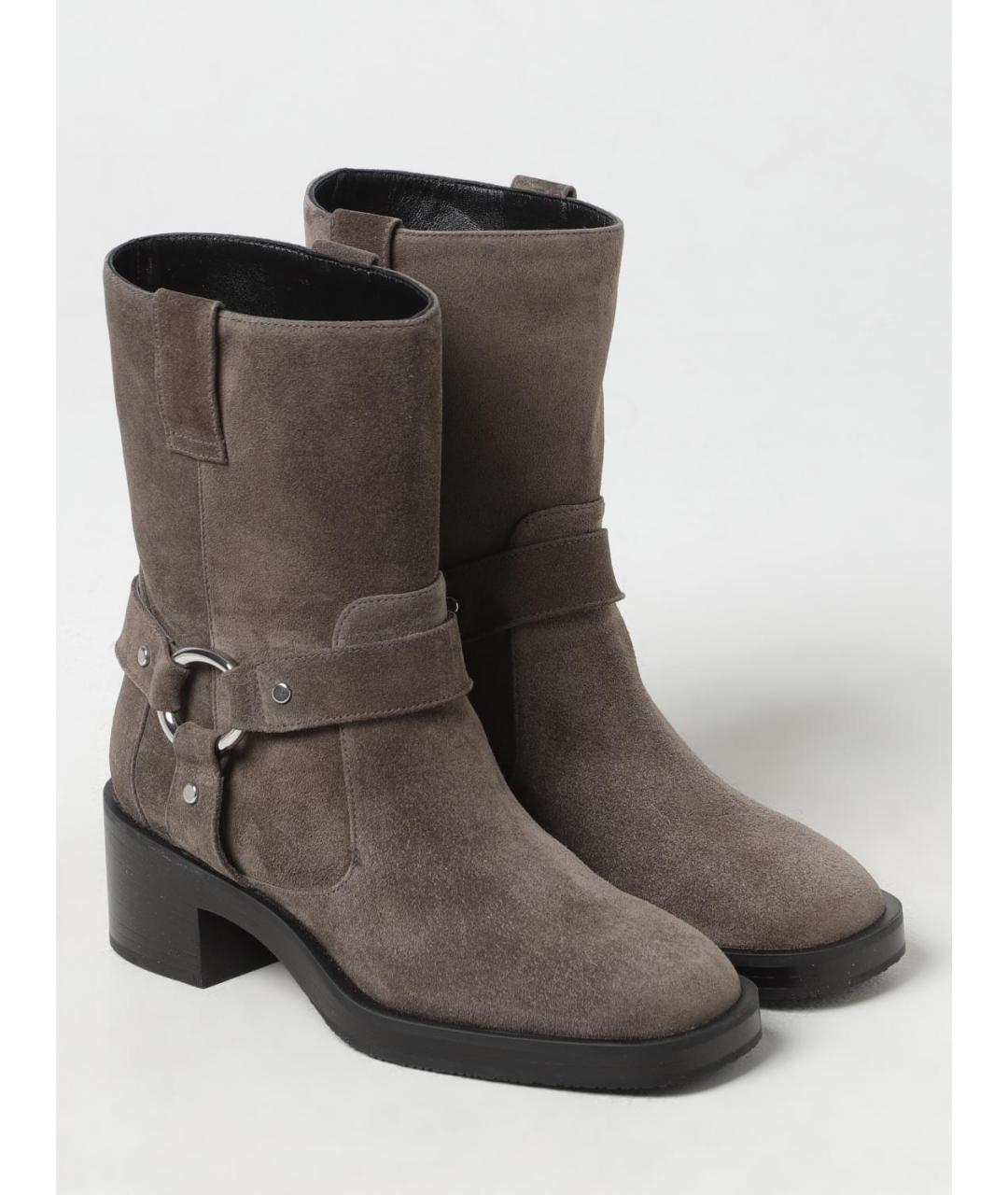 STUART WEITZMAN Серые полусапоги, фото 2