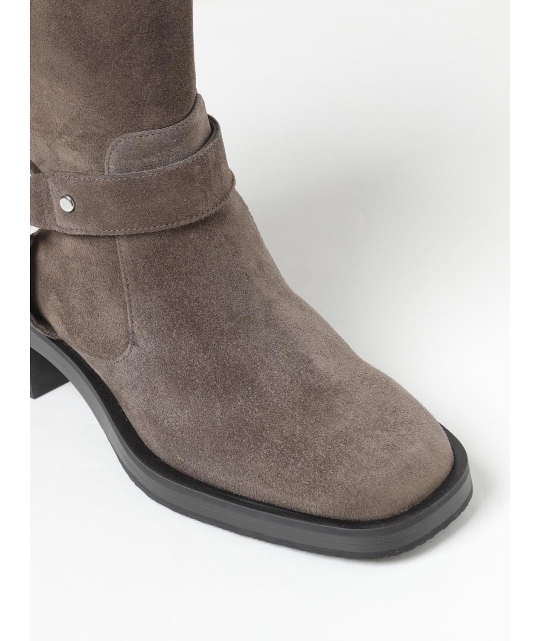 STUART WEITZMAN Серые полусапоги, фото 4