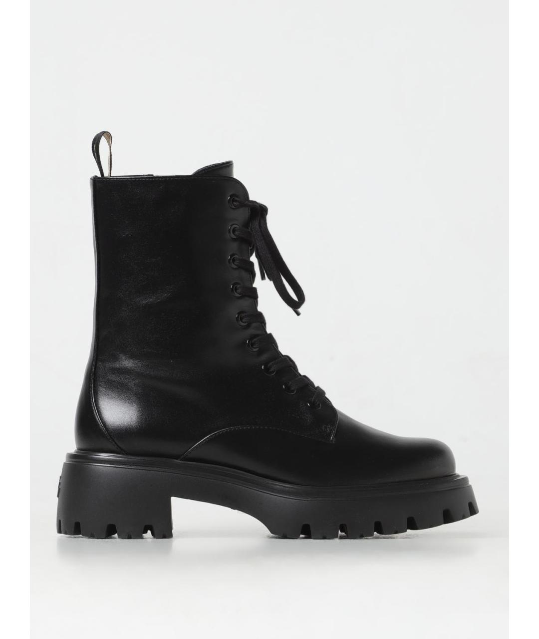STUART WEITZMAN Черные кожаные ботинки, фото 5