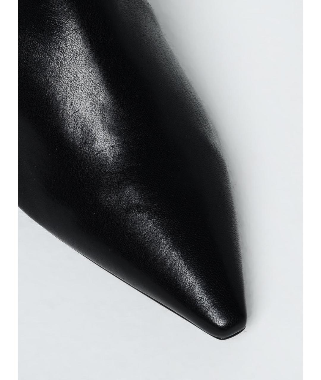 STUART WEITZMAN Черные кожаные ботильоны, фото 4