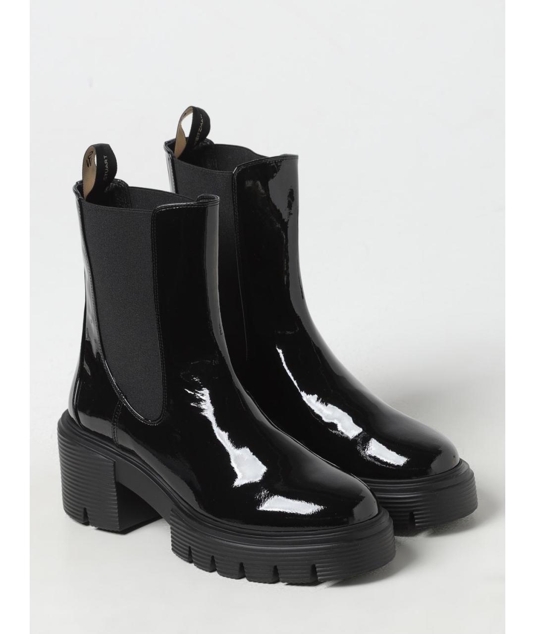 STUART WEITZMAN Черные ботинки, фото 2