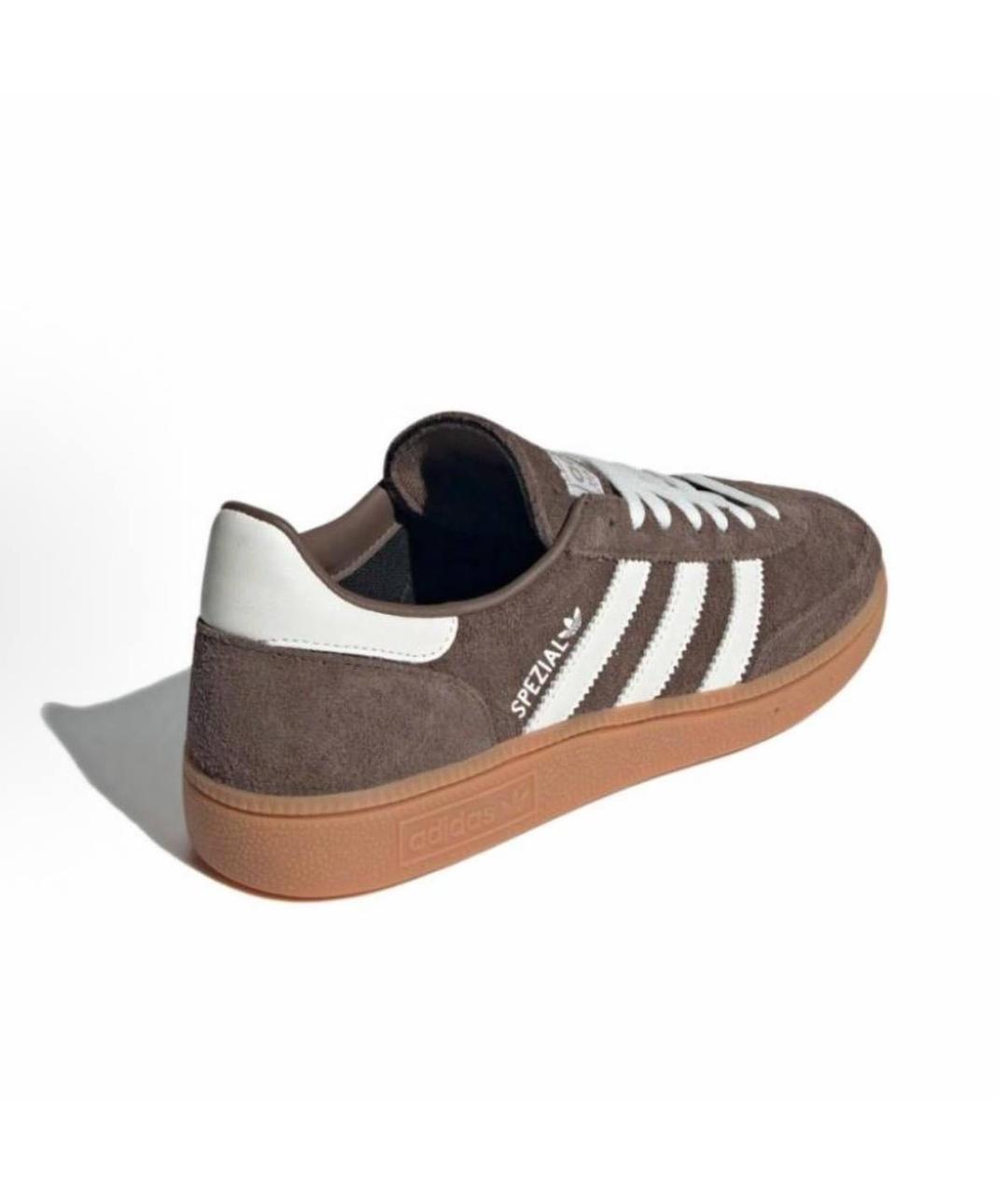 ADIDAS Коричневые замшевые кроссовки, фото 4
