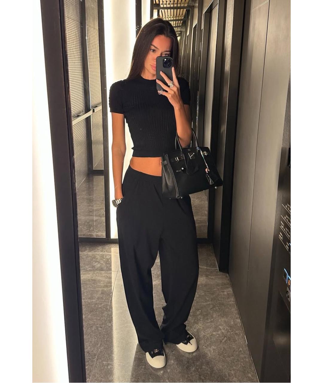 CHANEL Черные кеды из лакированной кожи, фото 4