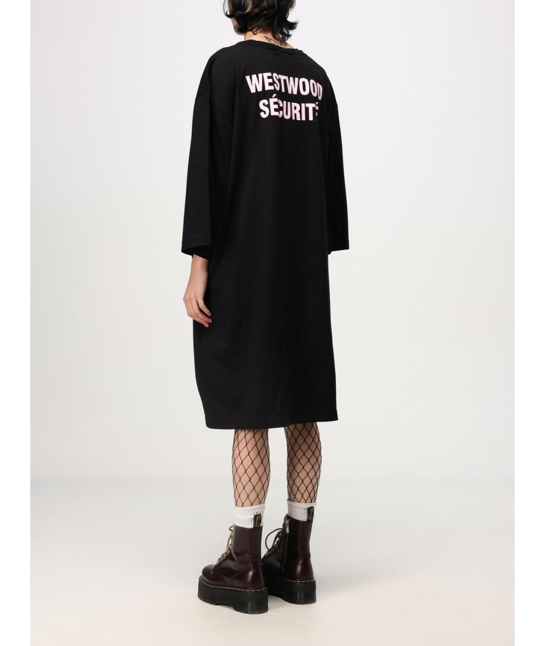 VIVIENNE WESTWOOD Черное повседневное платье, фото 2
