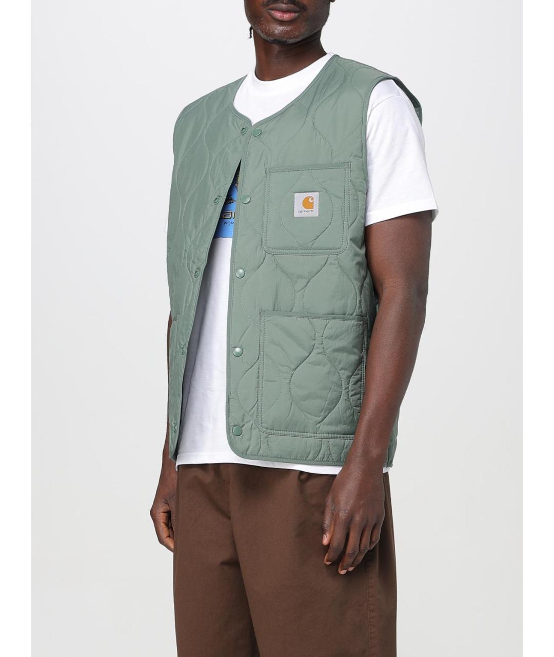 CARHARTT WIP Зеленый синтетический жилет, фото 5