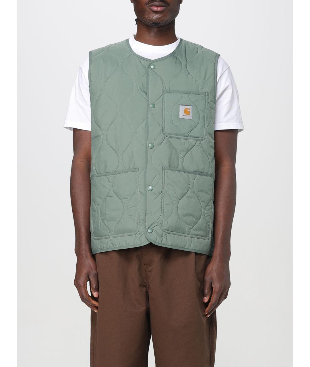 CARHARTT WIP Зеленый синтетический жилет, фото 2