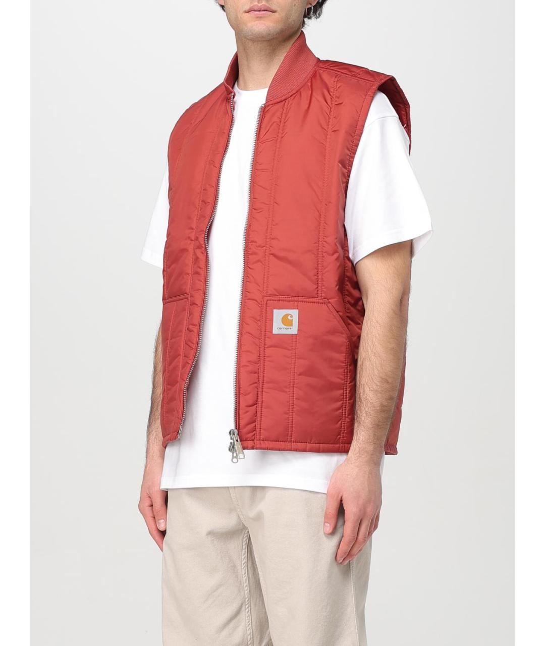 CARHARTT WIP Оранжевый жилет, фото 4