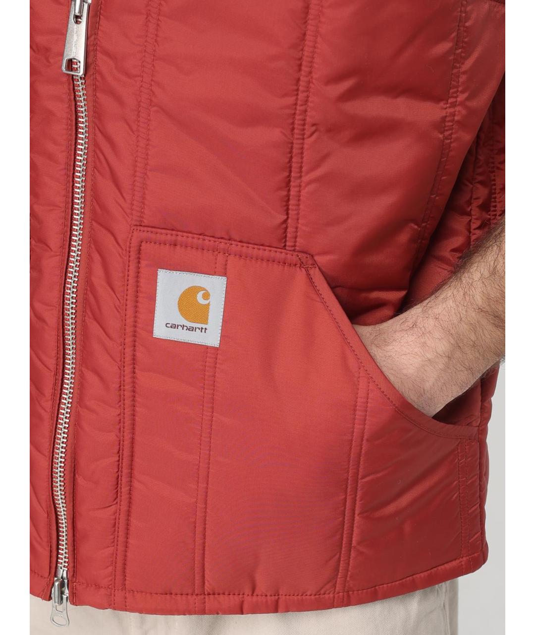 CARHARTT WIP Оранжевый жилет, фото 5