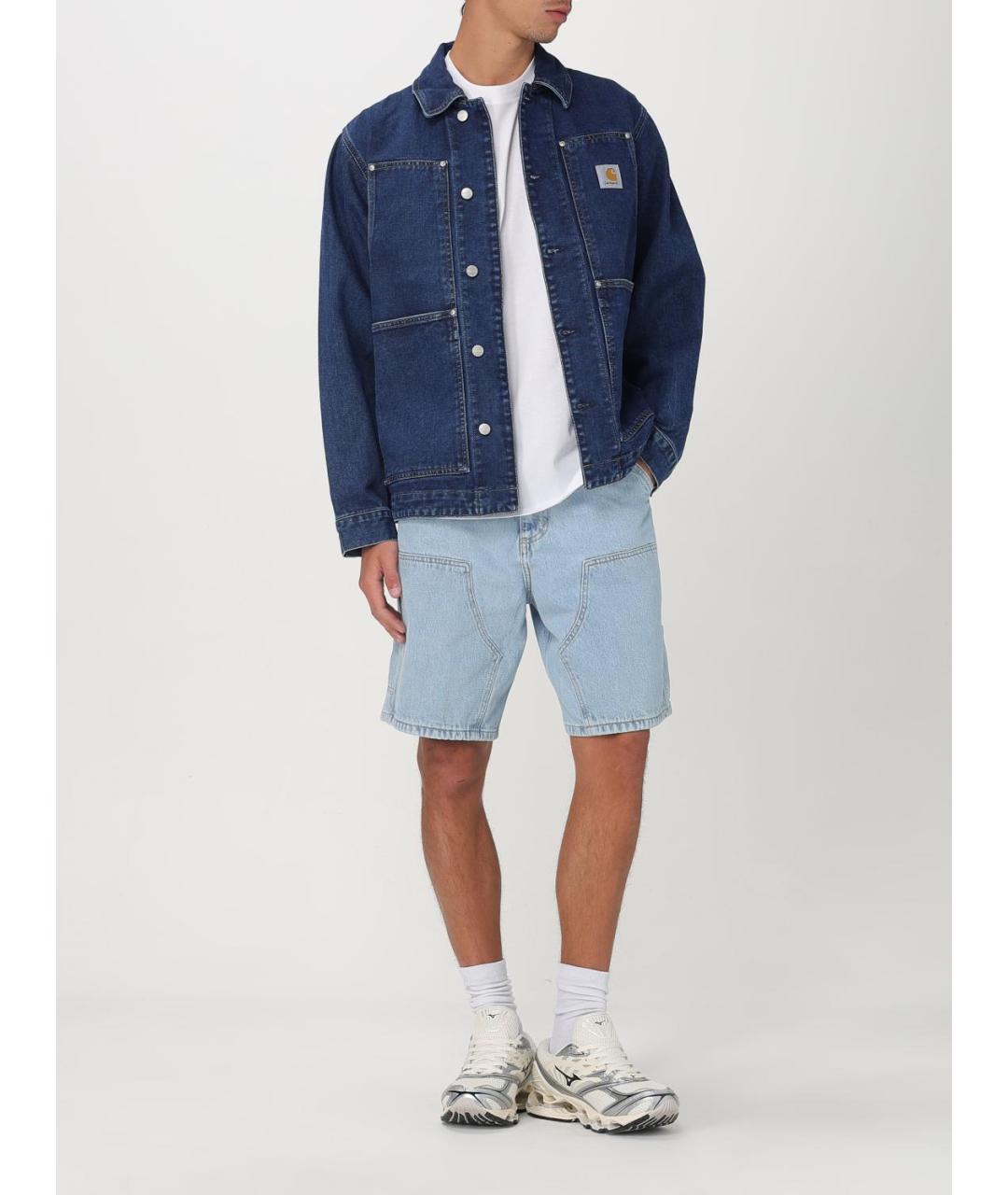 CARHARTT WIP Синяя хлопковая куртка, фото 3