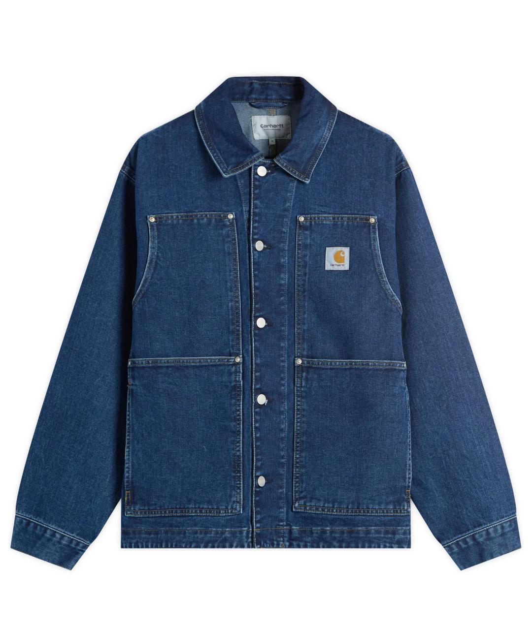 CARHARTT WIP Синяя хлопковая куртка, фото 1