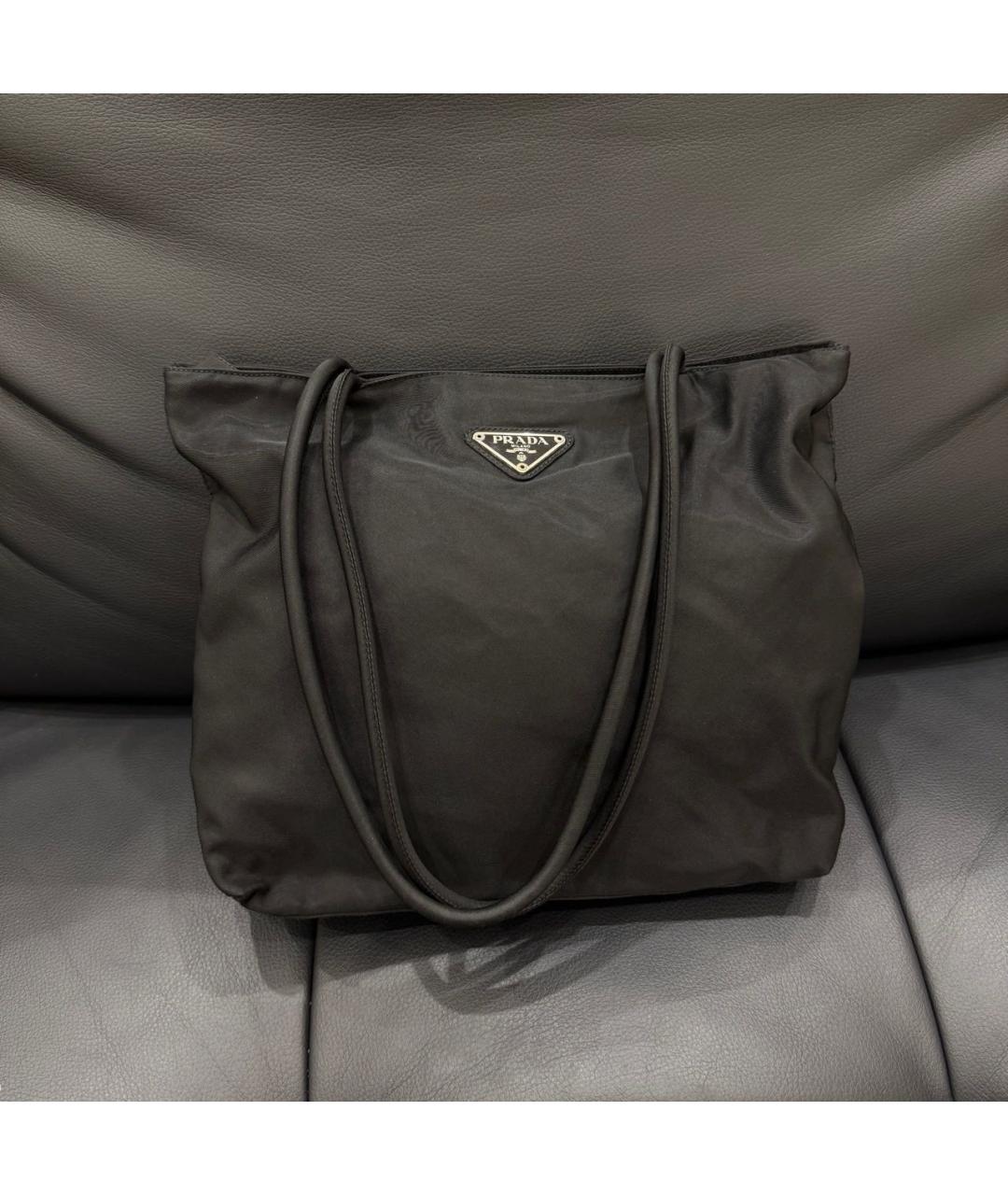 PRADA Черная сумка тоут, фото 9