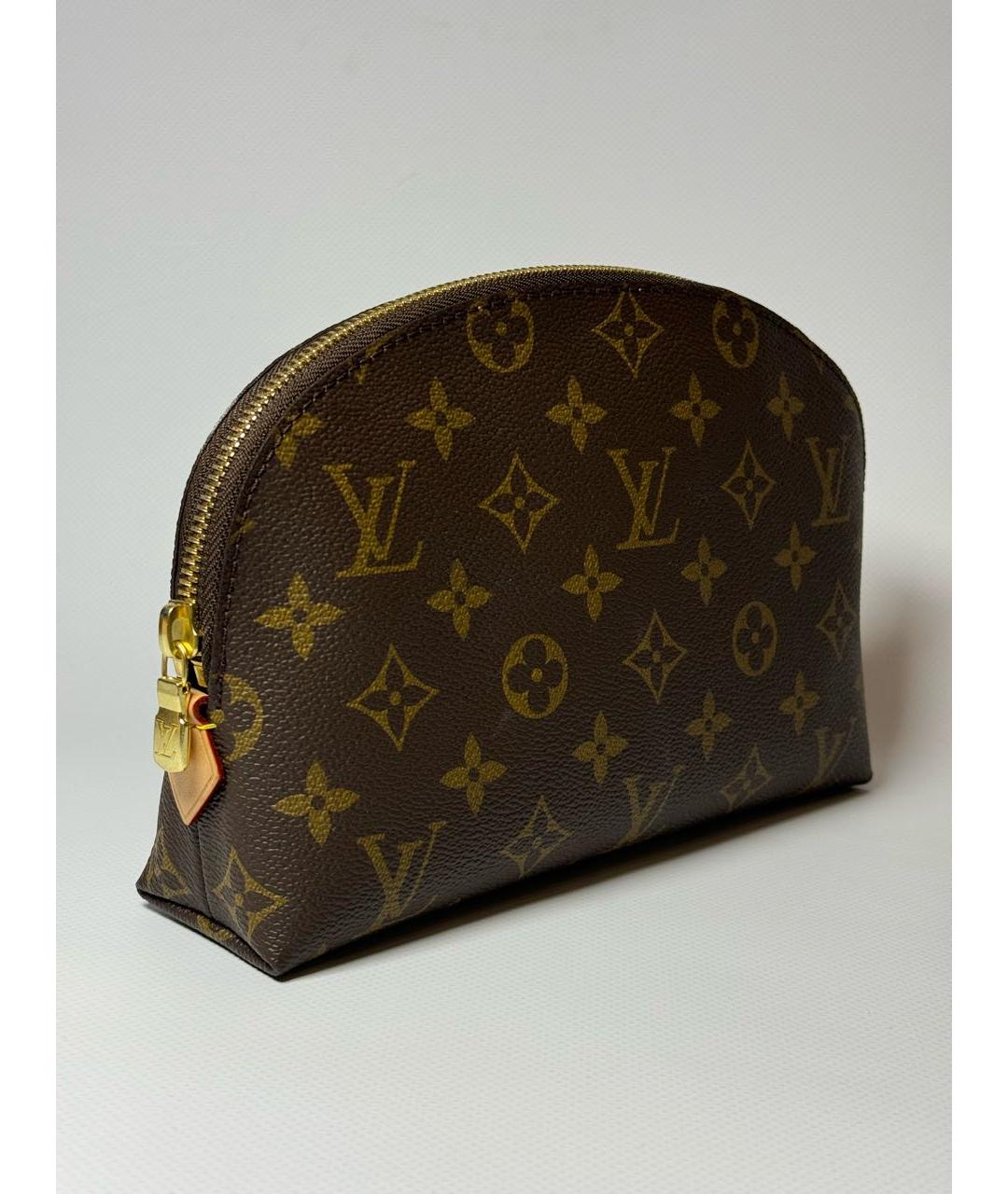 LOUIS VUITTON Коричневая косметичка, фото 2