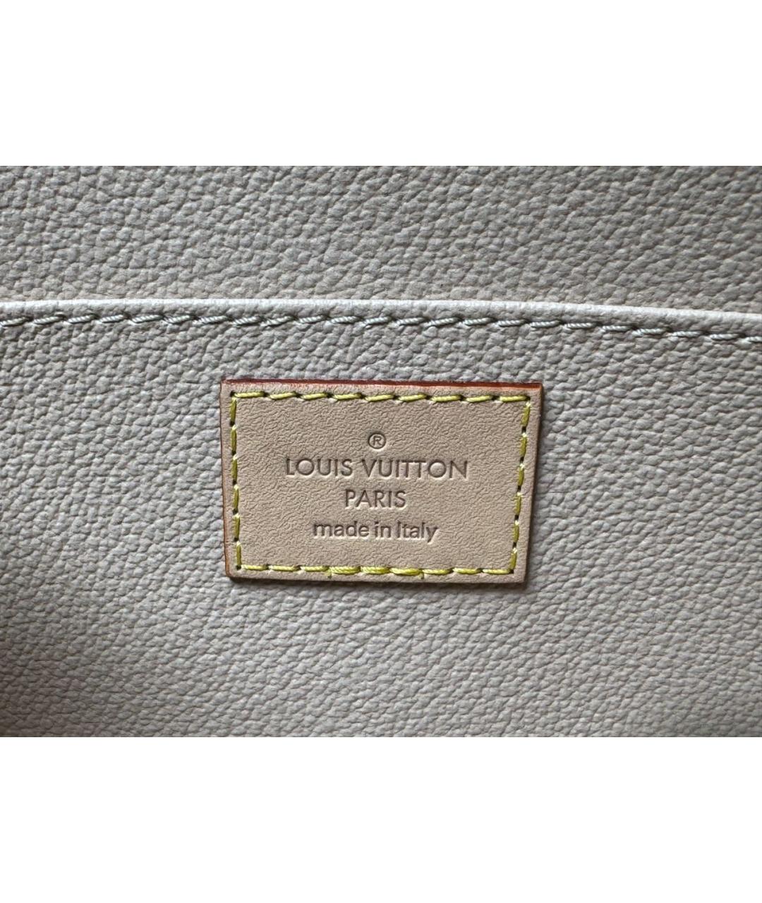 LOUIS VUITTON Коричневая косметичка, фото 7