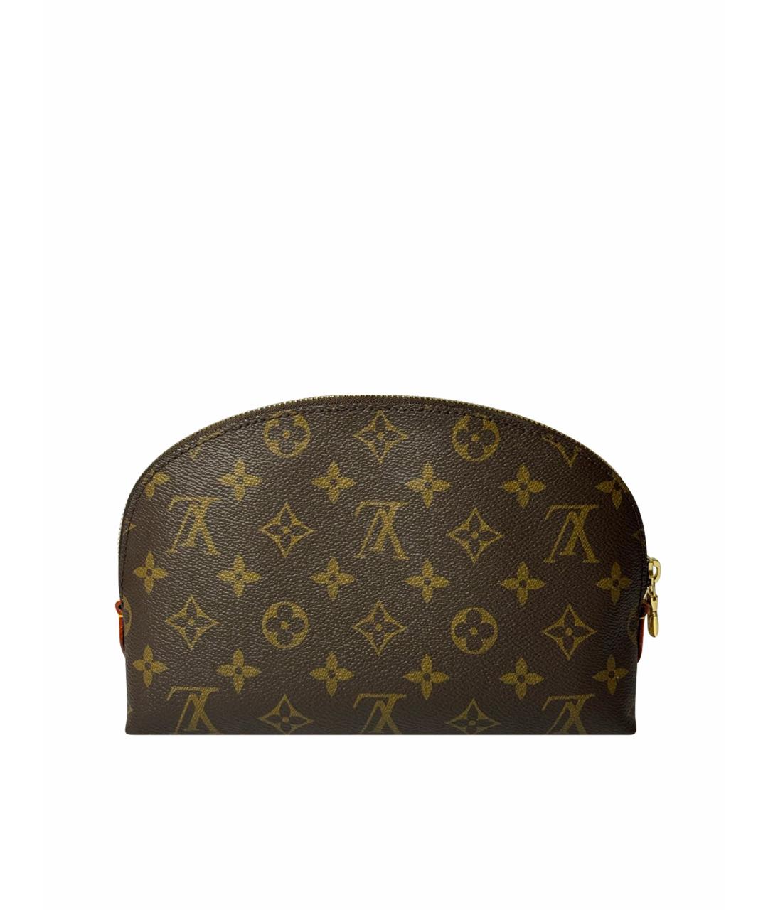 LOUIS VUITTON Коричневая косметичка, фото 1