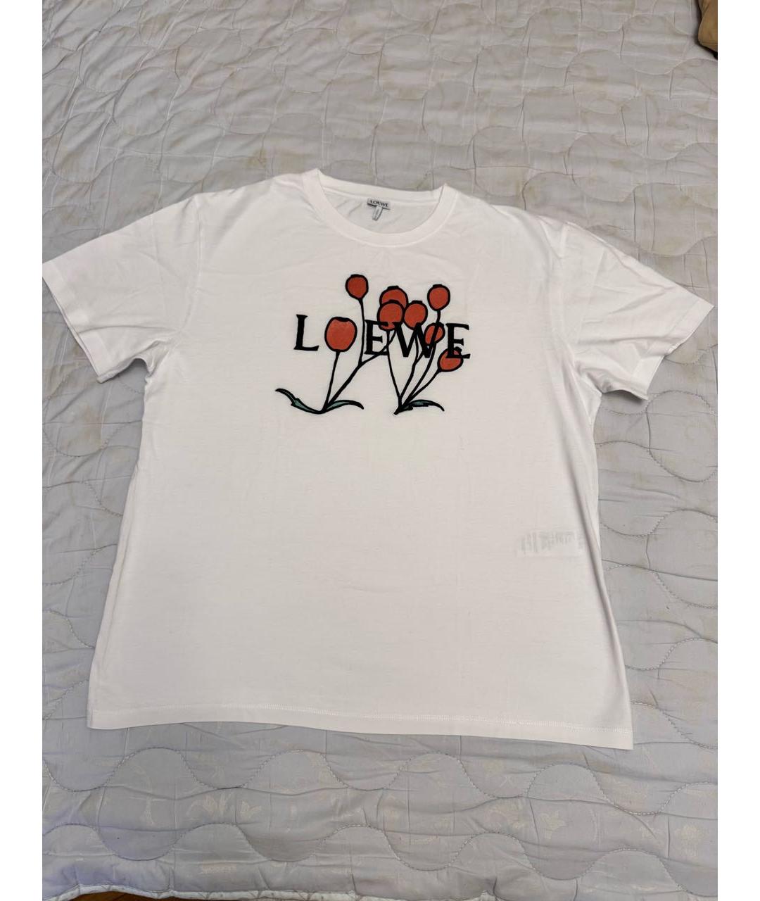 LOEWE Белая футболка, фото 5