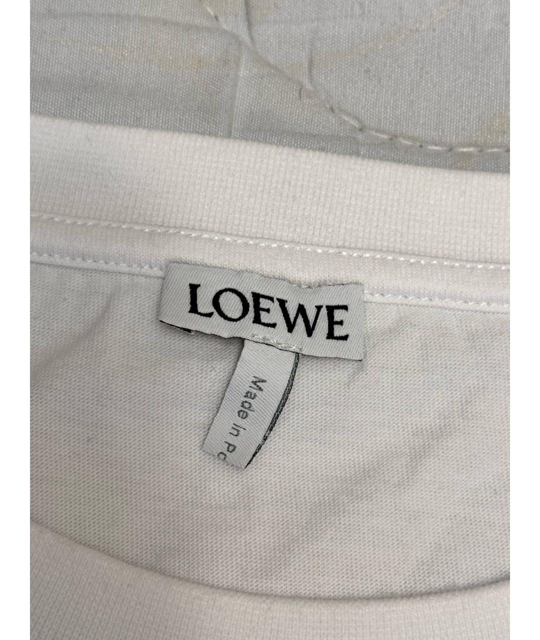 LOEWE Белая футболка, фото 3