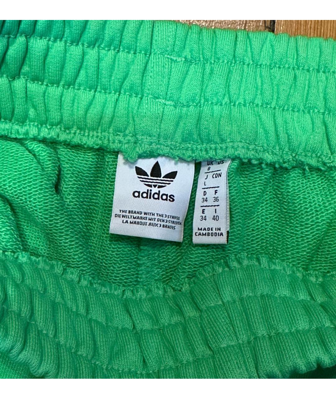 ADIDAS Зеленый хлопковый спортивные костюмы, фото 3